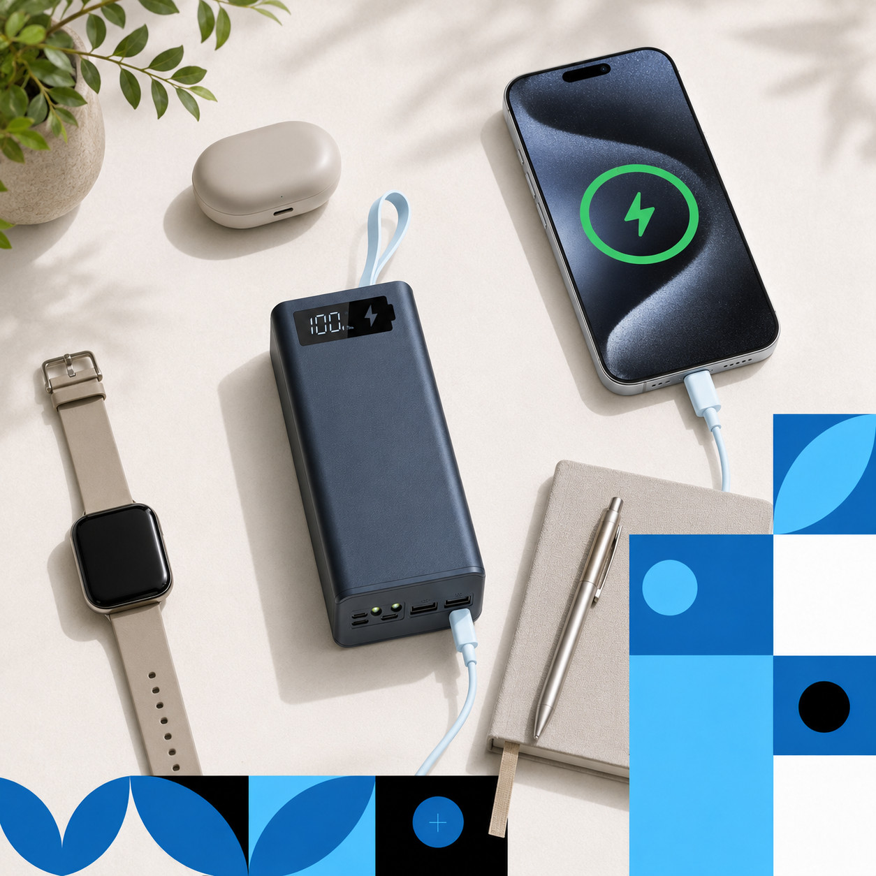 Premium Portable Power Bank Case