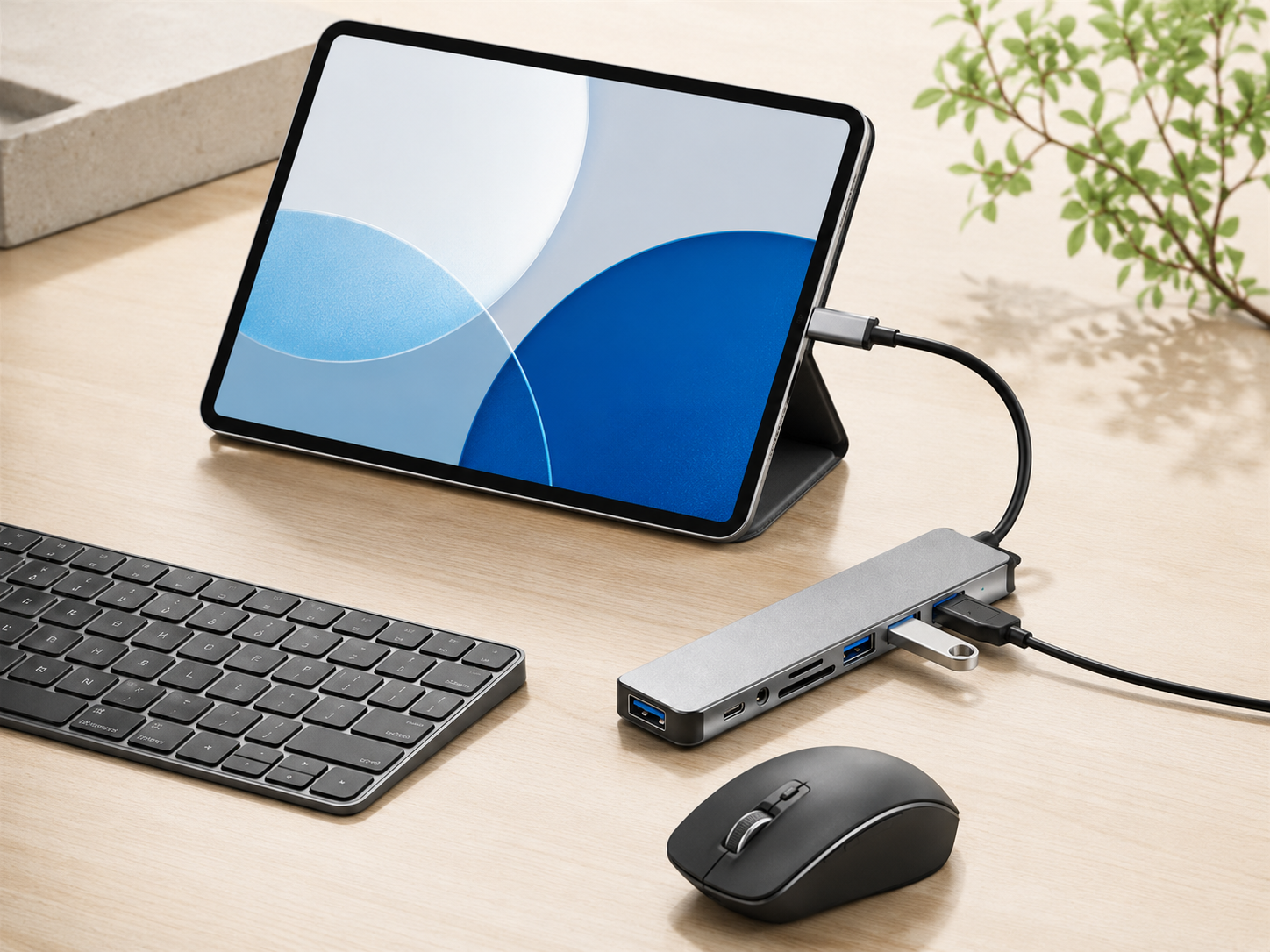 8-in-1 USB-C hub for all your devices.